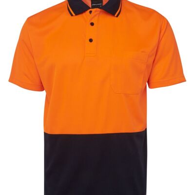 Hi Vis Non Cuff Traditional Polo - Adults Thumbnail